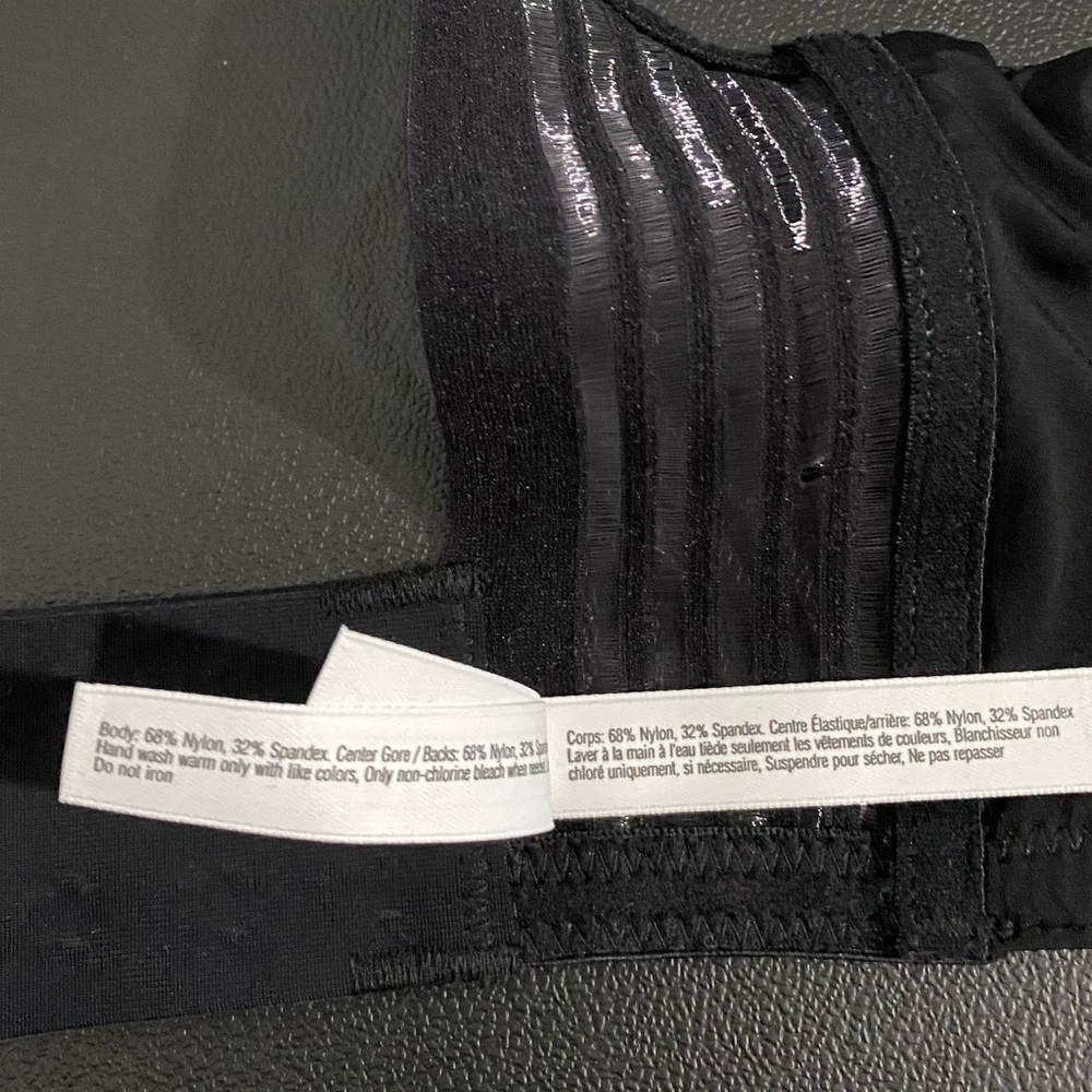 Le Mystere New T Shirt Bra Back Smoother Underwire Second Skin Black Size 32F - Picture 12 of 13